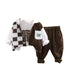 Spring and Autumn Boys Long Sleeve Three-Piece Set